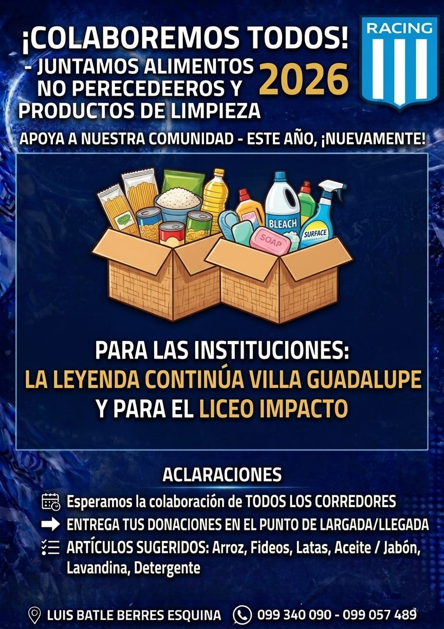 Campaña de alimentos no perecederos