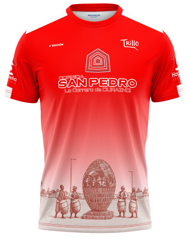 Remera oficial Corrida San Pedro 2026
