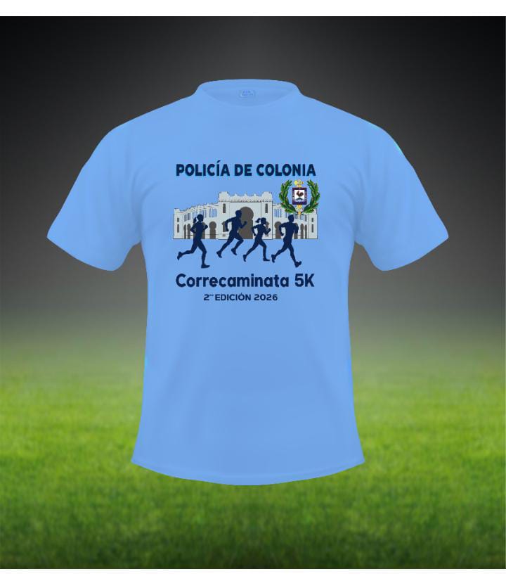 Remera oficial 5K Policial 2026